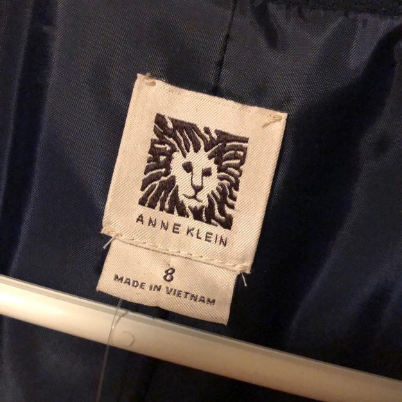 Anne Klein Midnight Navy Classic Blazer - Picture 3 of 5